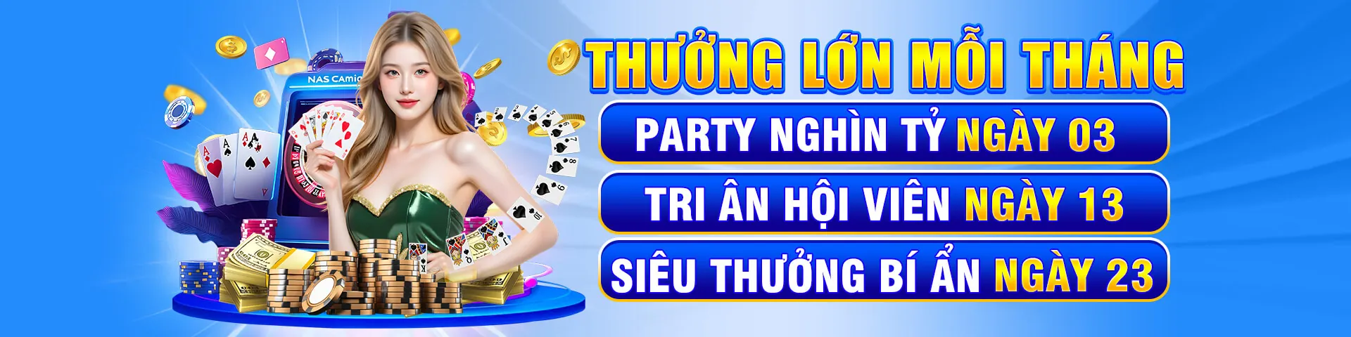 Banner khuyến mãi Nổ Hũ sam86 club